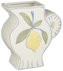 Geen Vaas wit - l21,5xb10xh25cm