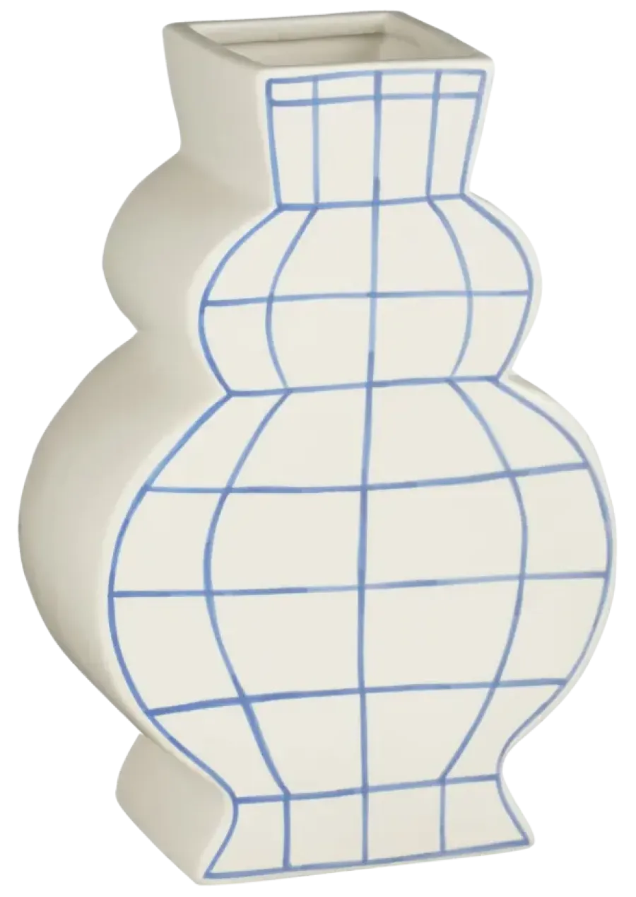 Geen Vaas wit - l20xb10xh30cm