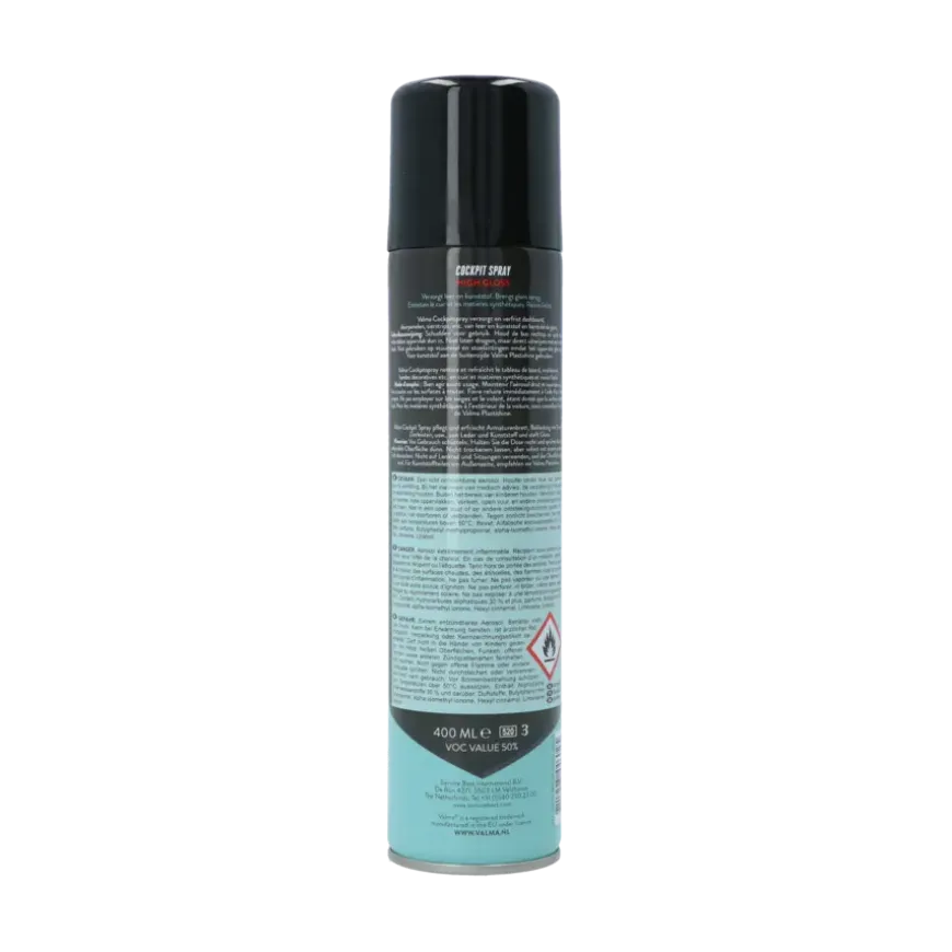 Valma Cockpitspray Glanzend R25H 400ml