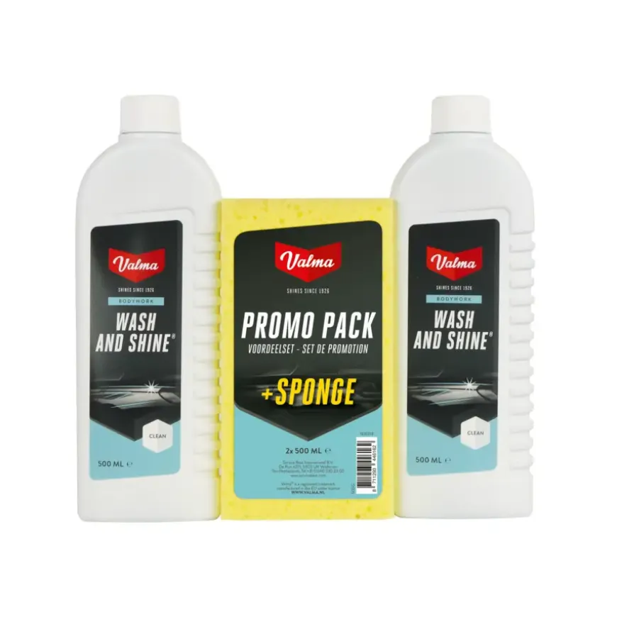 Valma Wash and Shine + Spons S05G 2x500ml