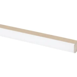 Geen Vensterbanklat rond MDF wit gegrond 25x28 mm lengte 260 cm
