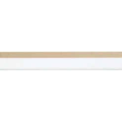 Geen Vensterbanklat rond MDF wit gegrond 25x28 mm lengte 260 cm