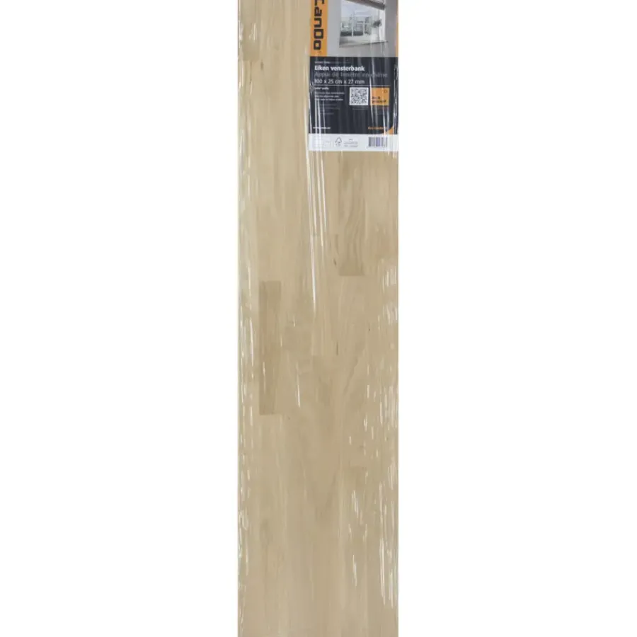 CanDo Vensterbank massief eiken 100x25cm 27mm