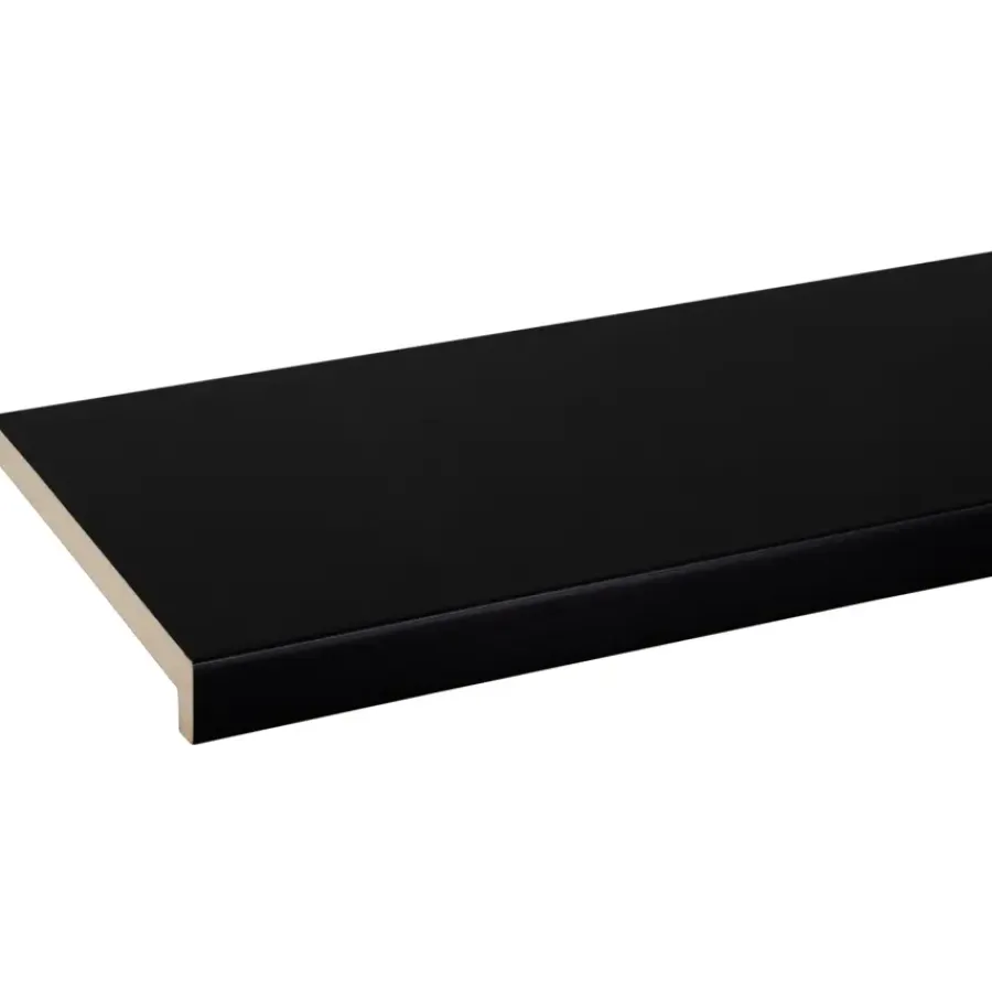 CanDo Vensterbank MDF zwart 250x20cm 28mm