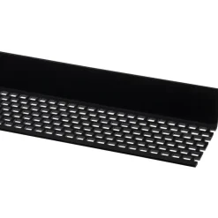 Geen Ventilatieprofiel kunststof zwart 29x60mm 260cm