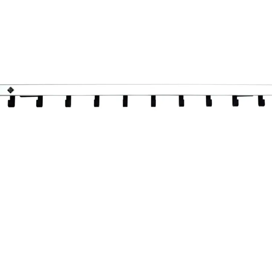 V-part Vepa Bins Pro-line wandkapstok met 10 haken - grijs / zwart