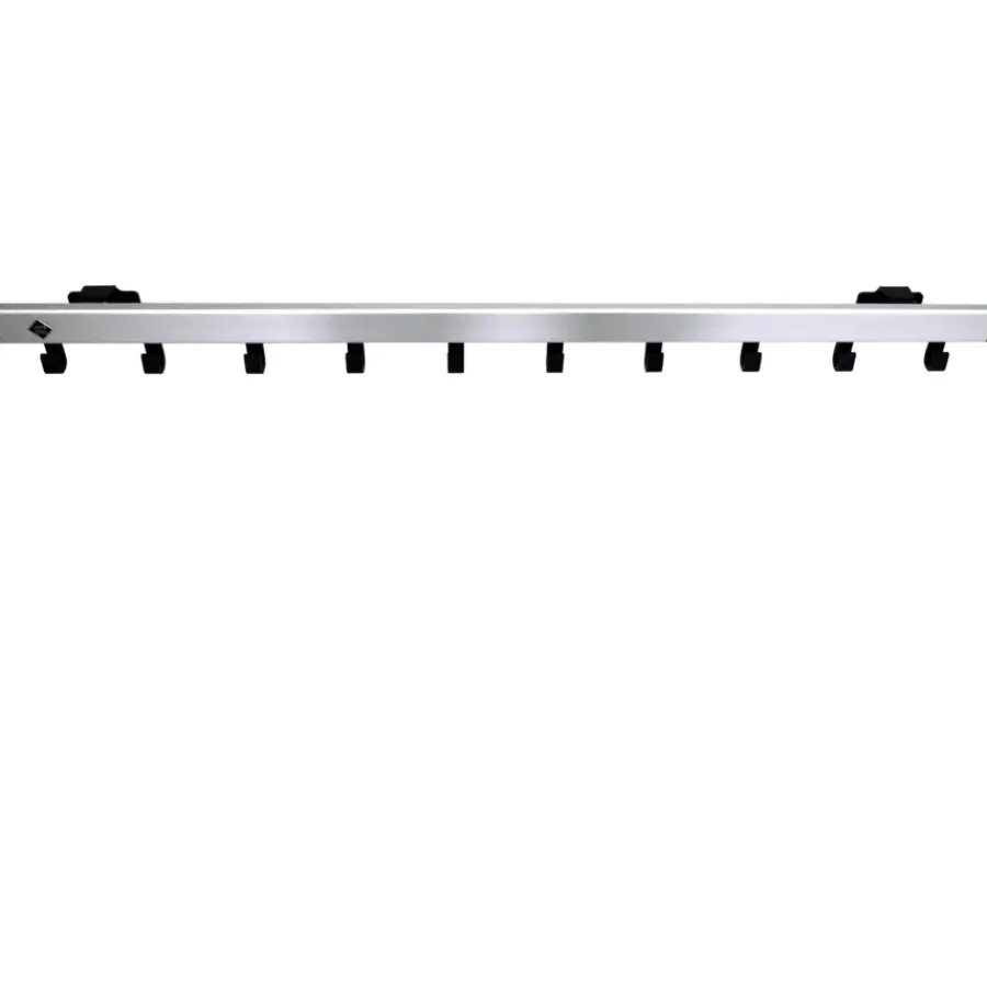 V-part Vepa Bins Pro-line wandkapstok met 10 haken - grijs / zwart