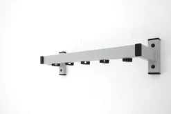 V-part Vepa Bins Safe wandkapstok met 5 haken - grijs / zwart