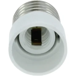 Verloopstuk Fitting van E27 naar E14 60W Wit