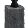 Wenko Villata zeepdispenser polyresin grijs