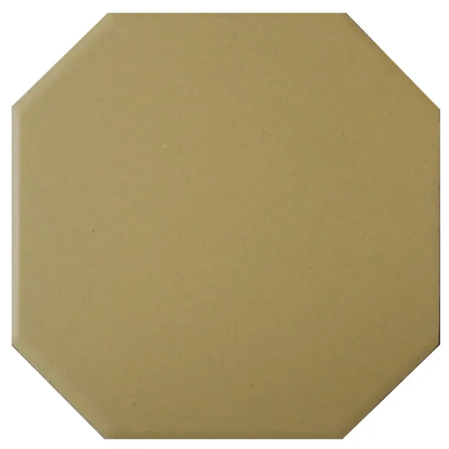 Geen Vloertegel Aveiro Ochre Yellow Octagon 10x10 cm 1,0 m²