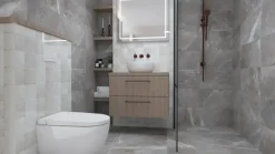 Geen Vloertegel Crystal zoutsteen 60 x 60 cm keramiek antraciet 1,46 m²