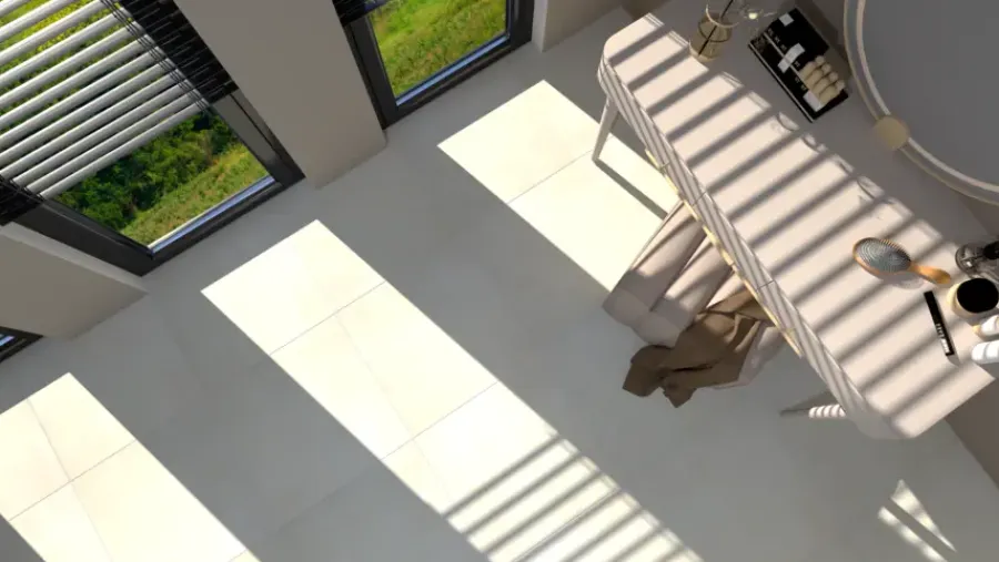 Geen Vloertegel Element betonlook 60 x 60 cm keramiek beige 1,44 m²