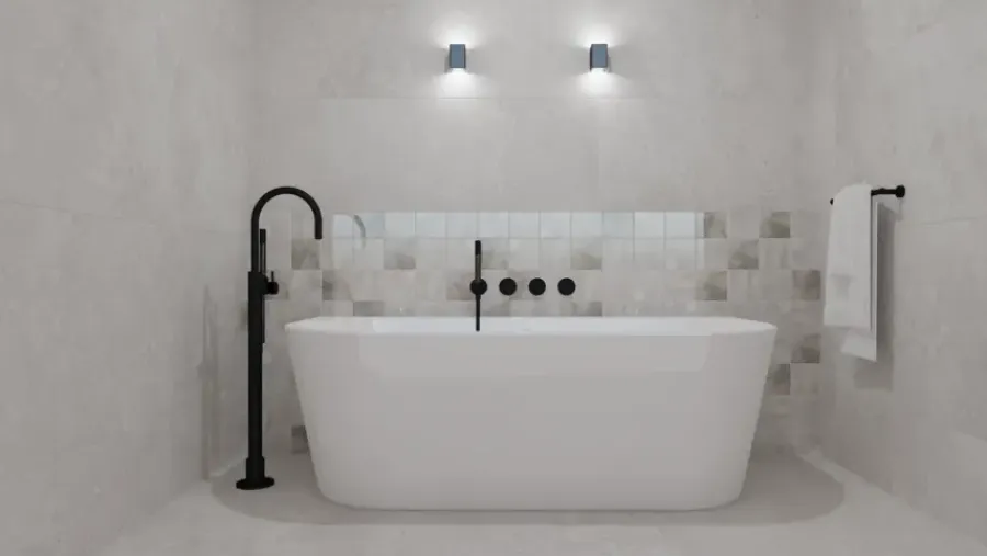 Geen Vloertegel Eterna 80 x 80 cm keramiek grijs 1,29 m²
