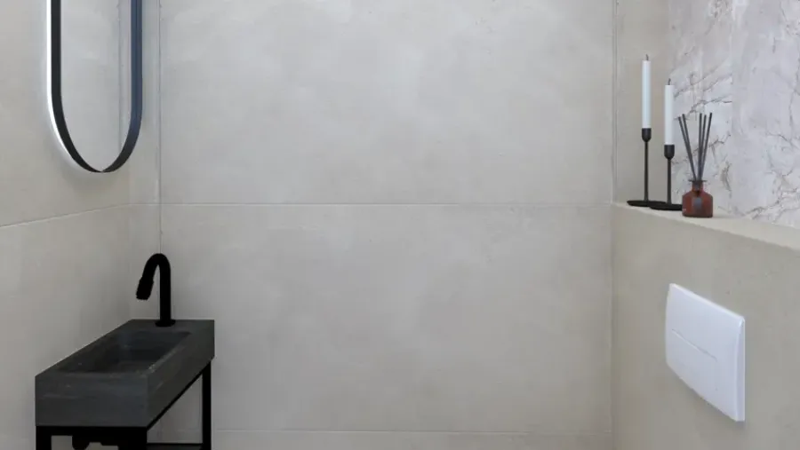 Geen Vloertegel Tundra betonlook beige 60 x 120 cm keramiek 1,43 m²