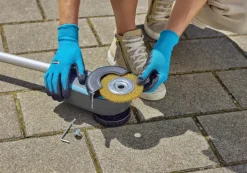 Voegenborstel metaal voor de Gardena EasyWeed 18V
