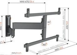 Vogel's TVM 3665 Full-Motion+ L 40 tot 77 inch
