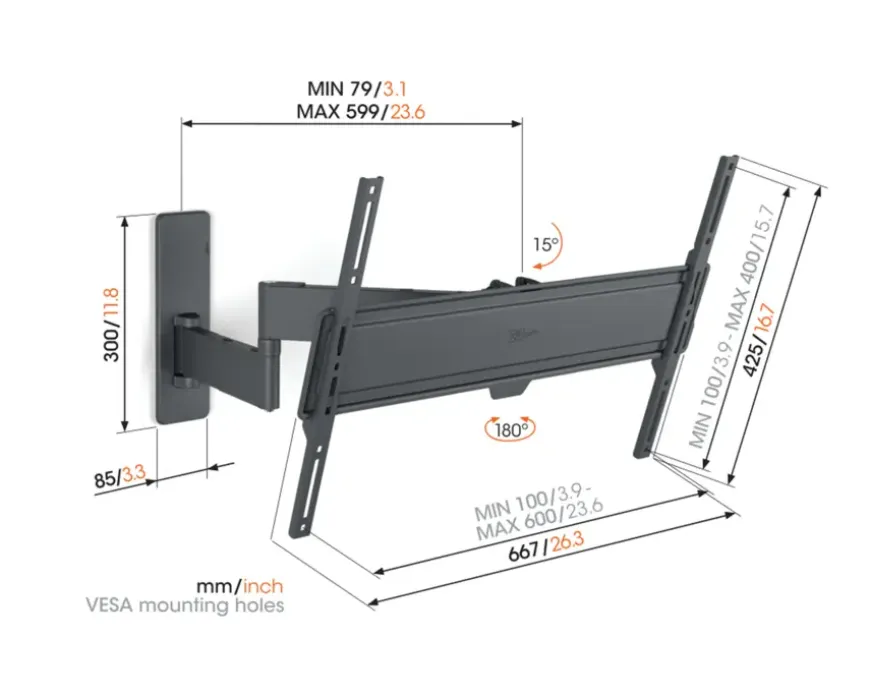 Vogel's TV-steun Full motion+ L - 40 t/m 77 inch