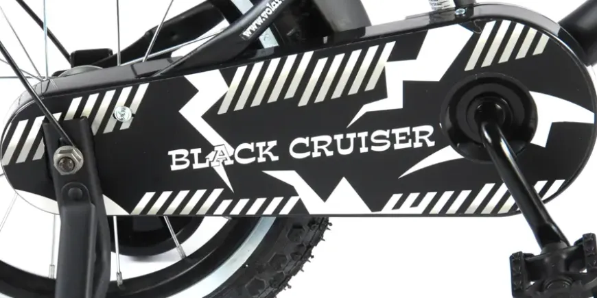 Volare Black Cruiser 14 Inch kinderfiets