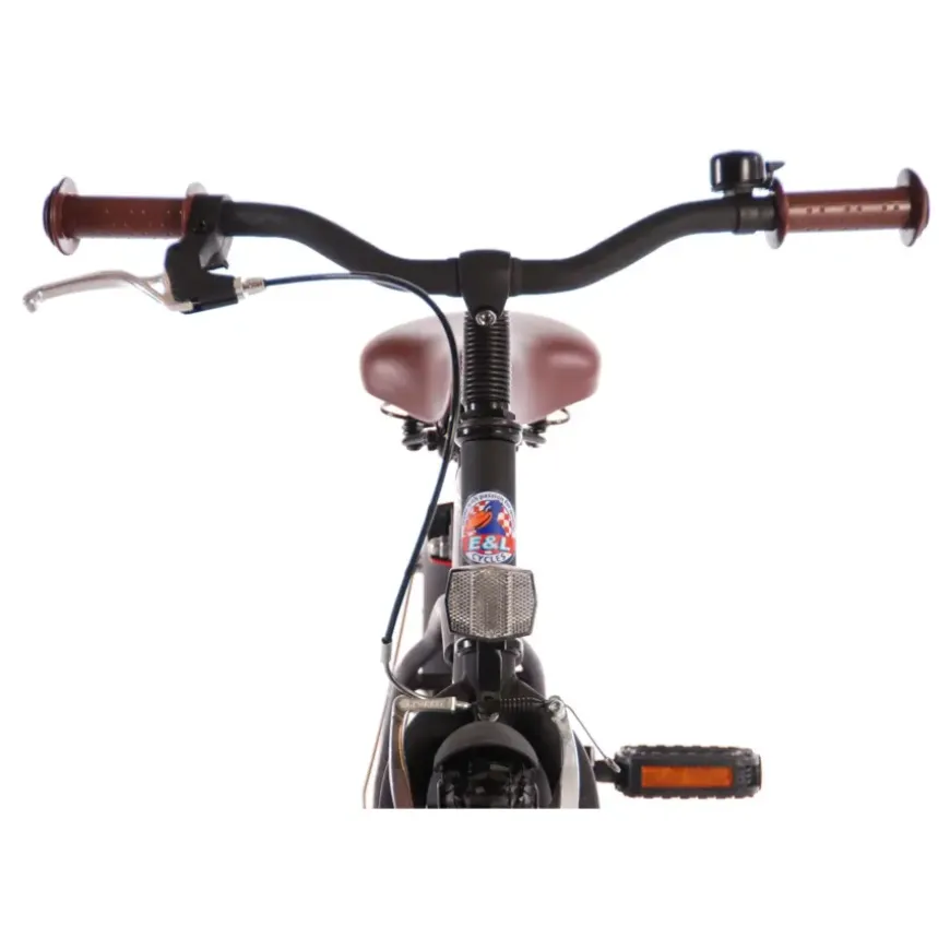 Volare Black Cruiser kinderfiets zwart 18 inch