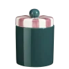 Geen Voorraadpot groen met bolletje 20,5 x Ø 14 cm
