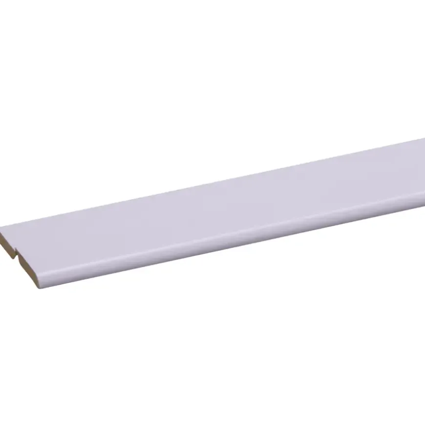 Vouwhoek MDF wit folie 21x21 mm lengte 260 cm