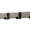 V-part wandkapstok HIQ 10 haken - aluminiumgrijs / zwart