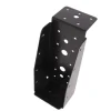 Waelbers balkdrager met lange lip 75 x 175 mm zwart