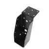 Waelbers balkdrager met lange lip 59 x 156 mm zwart