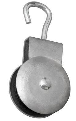 Waelbers hijskatrol met enkel poly-wiel open oog 50 mm