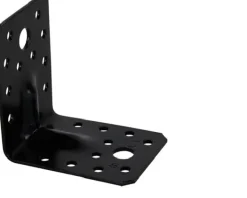 Waelbers hoekanker met ril 50 x 50 x 57 mm zwart