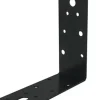 Waelbers hoekanker zonder ril 150 x 150 mm zwart