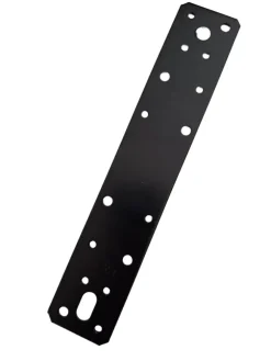 Waelbers koppelplaat 250x46 mm zwart