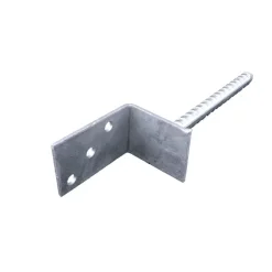 Geen Waelbers paalhouder L-model 71x100 mm verzinkt