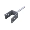 Geen Waelbers paalhouder U-model 71x100 mm verzinkt