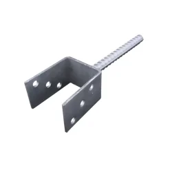 Geen Waelbers paalhouder U-model 71x100 mm verzinkt
