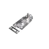 Geen Waelbers rolschuif met bocht 120 mm RVS