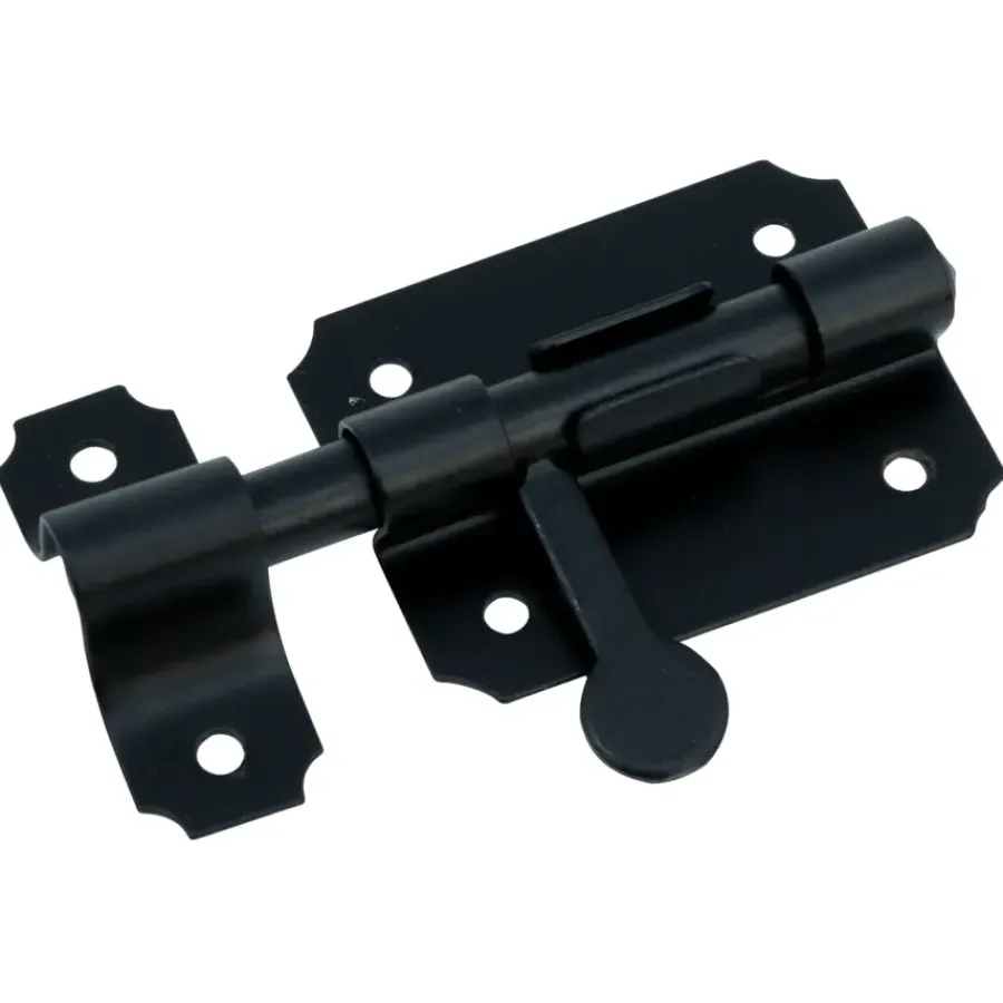 Geen Waelbers schuifgrendel 65 mm zwart