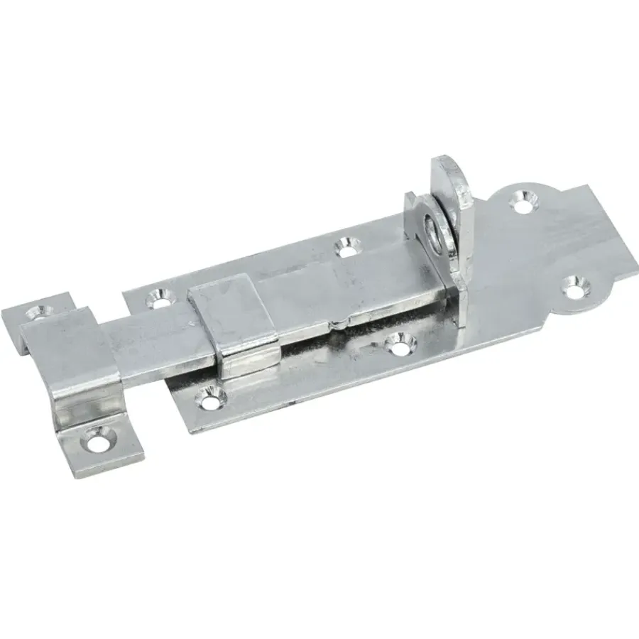Geen Waelbers schuif vlak 140 mm met slotoog RVS