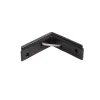 Waelbers stoelhoek 55x55 mm zwart 4 stuks