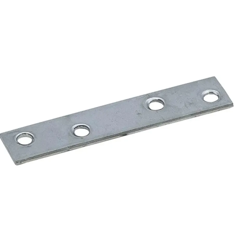 Geen Waelbers verbindingsplaat 80 x 15 mm RVS 4 stuks