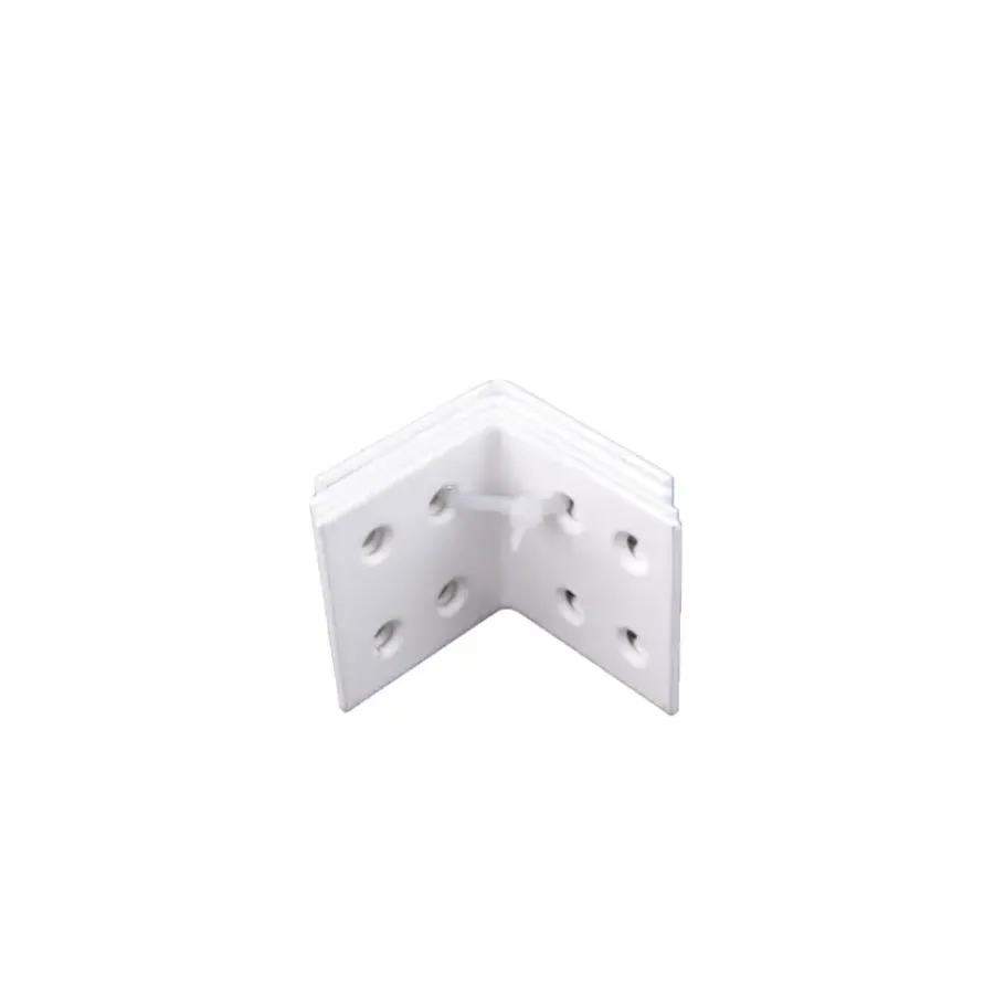 Geen Waelbers versterkingshoek 40 x 40 mm wit 4 stuks
