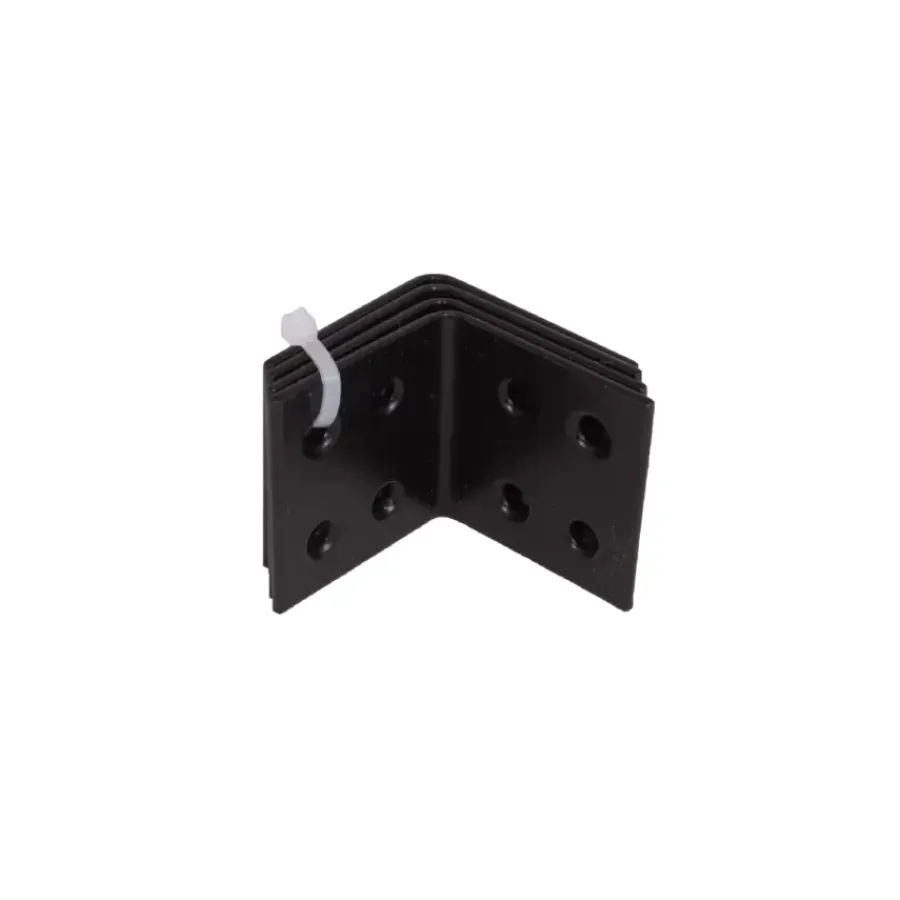 Geen Waelbers versterkingshoek 40 x 40 mm zwart 4 stuks