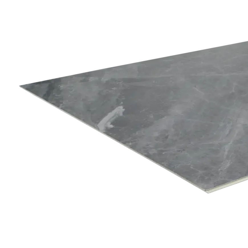 Wand/douche paneel kunststof Allora 260x90 cm grijs marmer glans, dikte 5mm 2,34 m²
