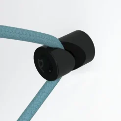 Wandhaak zwart plastic