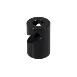 Wandhaak zwart plastic