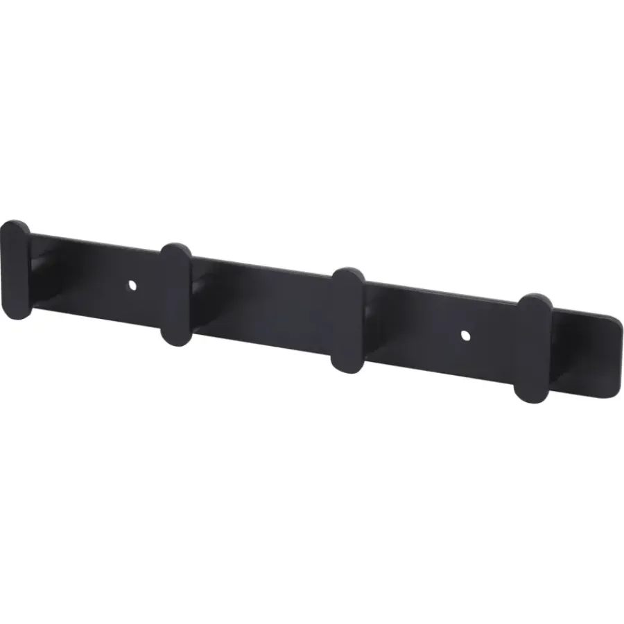 Geen Wandkapstok Joe zwart aluminium 295 mm