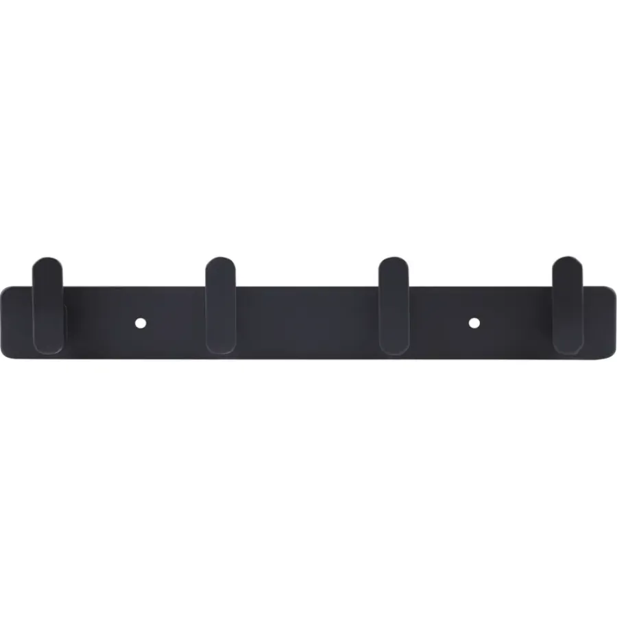Geen Wandkapstok Joe zwart aluminium 295 mm