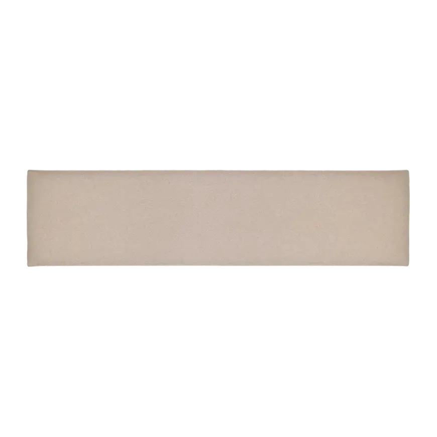 Wandkussen boucle taupe 120x30 cm