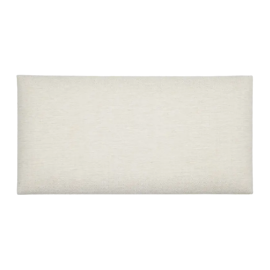 Wandkussen grof geweven crème 60x30 cm